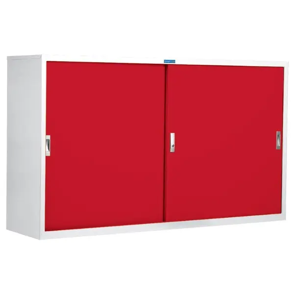 ตู้บานเลื่อน 1491 x 408 x 878 มม. SD-025 สีขาว/แดง Smart Form