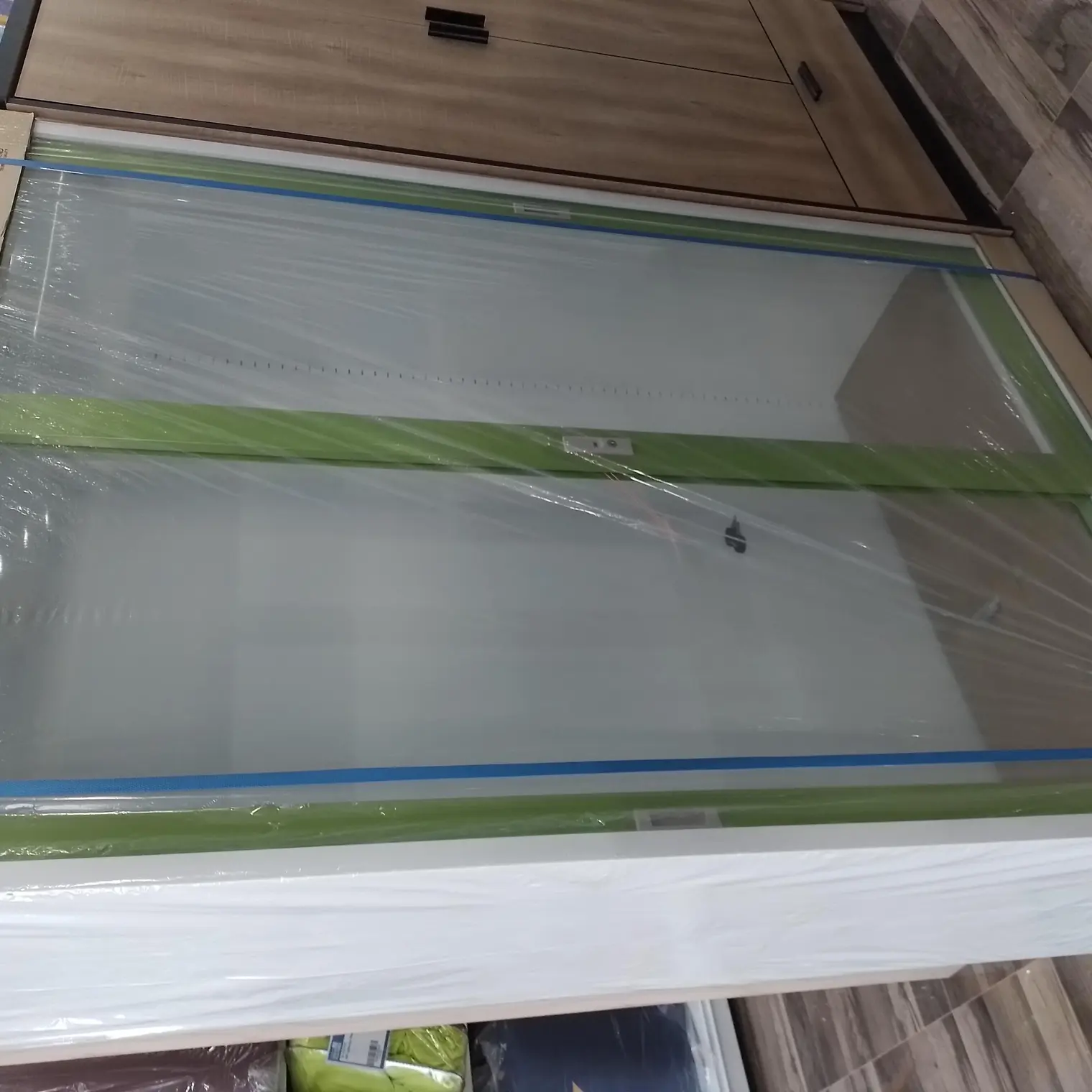 ตู้เอกสารบานเลื่อน 1200 x 460 x 1830 มม. SD724TG สีขาว/เขียว Smart Form