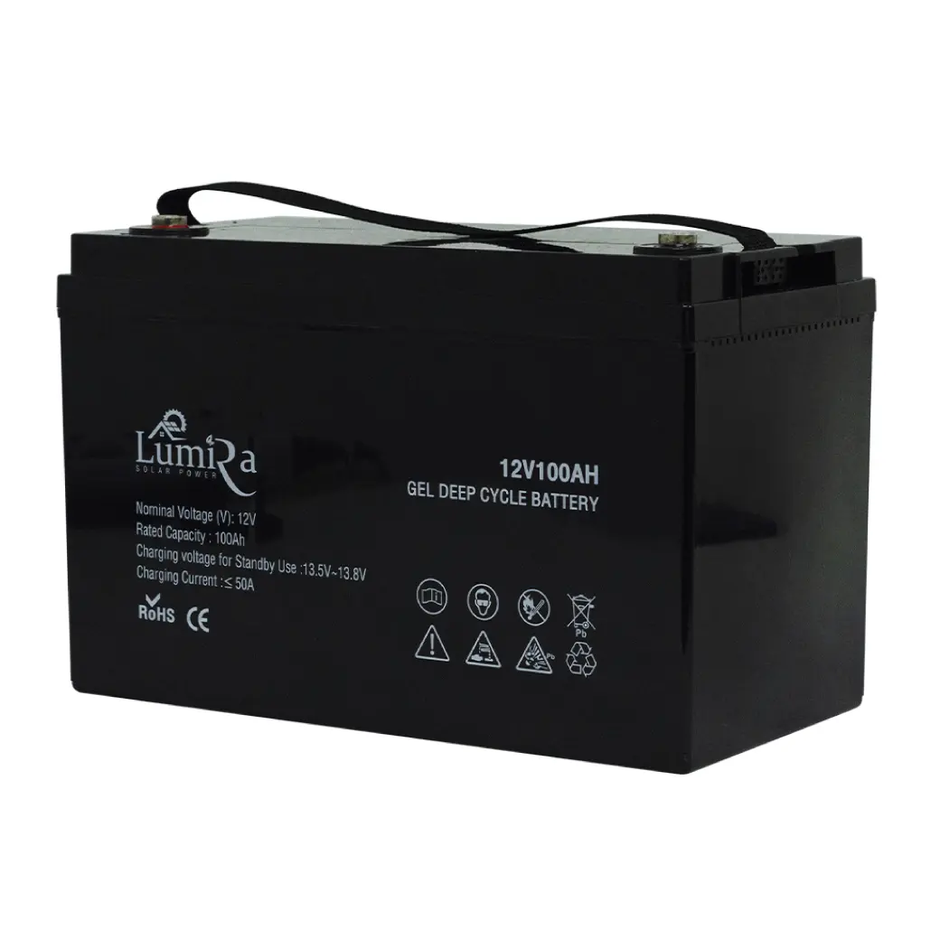 แบตเตอรี่ Gel Deep Solar Battery 12V 100Ah LUMIRA