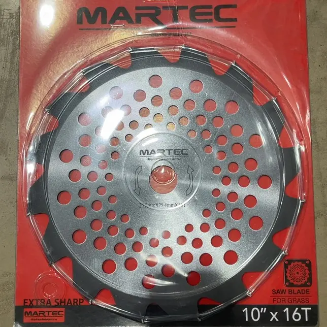 ใบตัดหญ้า คาร์ไบด์ 10 นิ้ว x 16T MARTEC