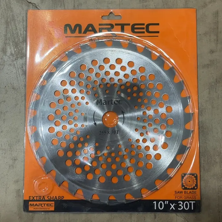 ใบตัดหญ้า คาร์ไบด์ 10 นิ้ว x 30T MARTEC