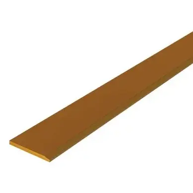 ไม้เชิงชายดูร่าวัน (6 x 3 ม.) 15 x 300 ซม. 1.6 มม. สีสักทอง
