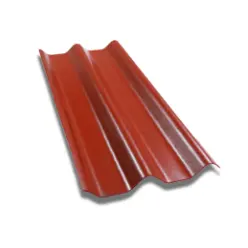 กระเบื้องหลังคา ลอนคู่ 4x120 สีแดง ตราห้าห่วง