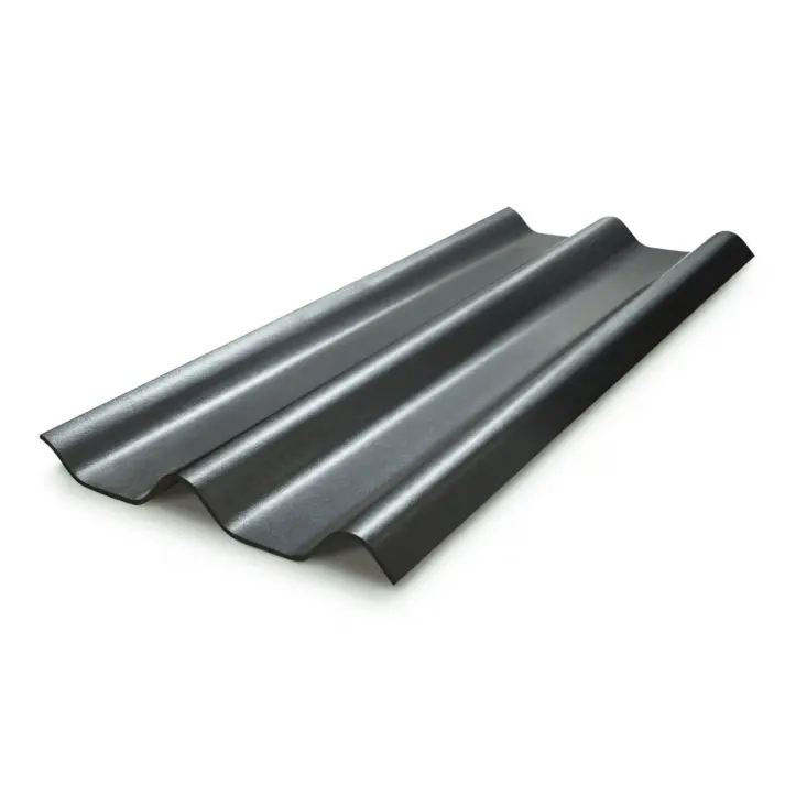 กระเบื้องหลังคา ลอนคู่ 5.5 x 120 สีนิกเกิลเกรย์ เฌอร่า