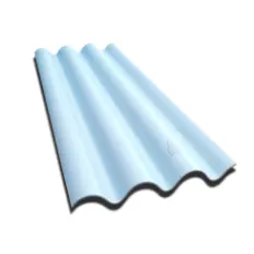 กระเบื้องหลังคา ไตรลอน 5 x 120 สีไอช์ซี่บลู ตราห้าห่วง