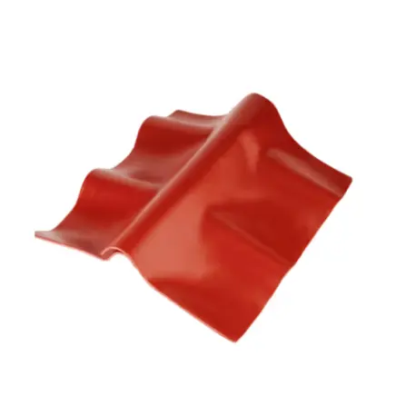 ครอบปรับมุม บน ลอนคู่ สีแดง ตราโอลิมปิค