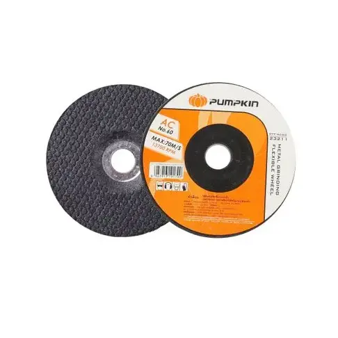 แผ่นไฟเบอร์เจียรเหล็ก 4 นิ้ว (บาง) AC No.60 PTT-AC60 PUMPKIN