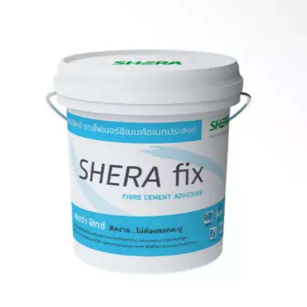 กาวไฟเบอร์ซีเมนต์ 20 กก. เฌอร่า ฟิกซ์ สีเทา SHERA