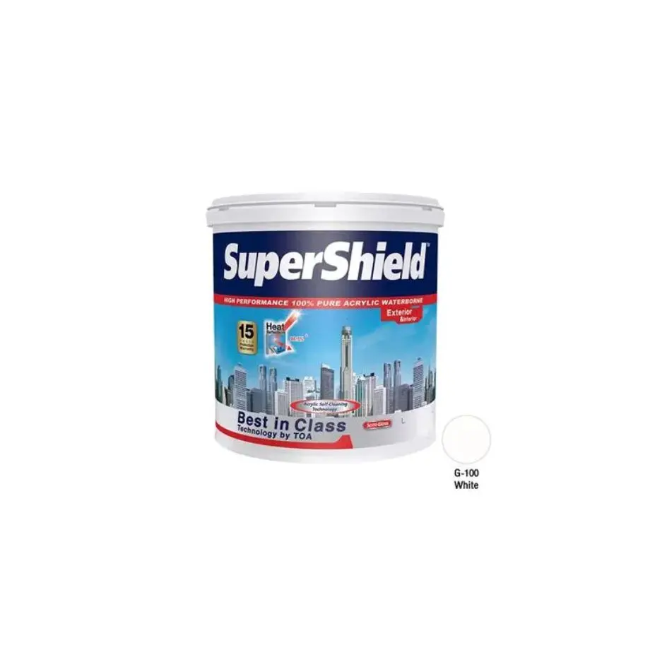 ClearLance สีน้ำ อะครีซิลด์กึ่งเงา SUPER SHIELD (Clearlance) #G100 (5กล.) TOA