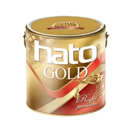 สีทองอะครีลิค สูตรน้ำมัน #SG999 (3.785ลิตร) HATO