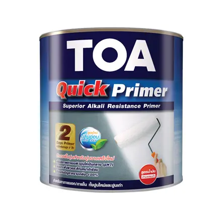 สีรองพื้นปูนชื้นสำหรับฉาบใหม่ Quick Primer #1000 (ถัง) TOA