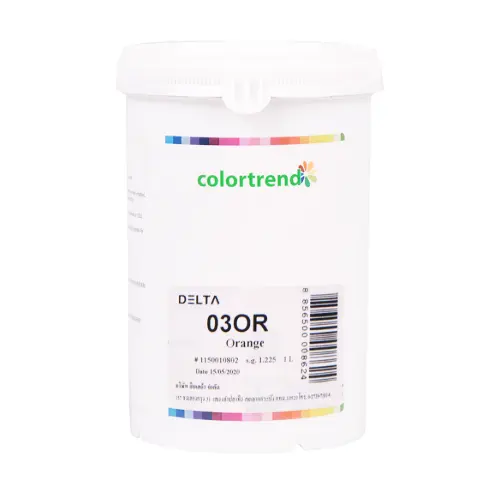 แม่สี #03OR (1ลิตร) สีส้ม DELTA