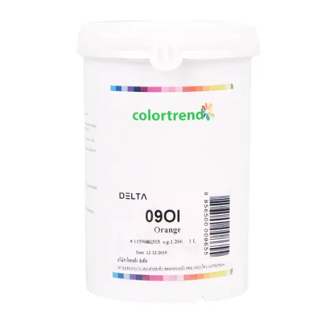 แม่สี #09OI (1ลิตร) สีส้ม DELTA