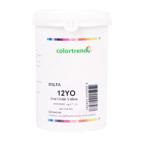 แม่สี #12YO (1ลิตร) สีเหลืองออกไซด์ DELTA