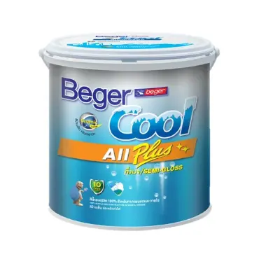 สีน้ำอะคริลิก กึ่งเงา COOL ออลพลัส เบส D (1/4กล.) BEGER
