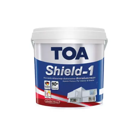 สีน้ำภายนอก เนียน SHIELD 1 NANO เบส C (2.5กล.) TOA