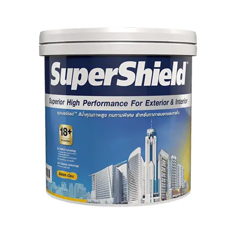 สีน้ำอะครีลิค ภายนอก เนียน SUPER SHIELD เบส D (2.5กล.) TOA
