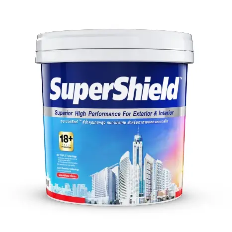 สีน้ำอะคริลิก ภายนอก กึ่งเงา SUPER SHIELD เบส A (2.5กล.) TOA