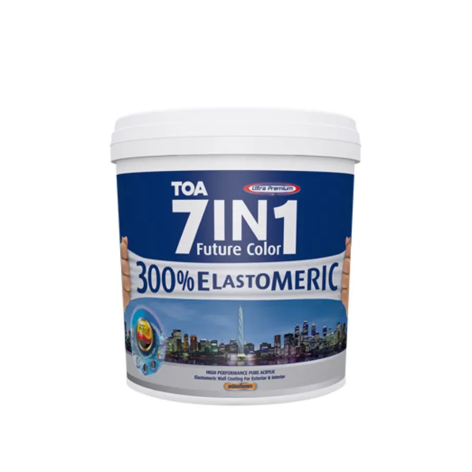 Clearance สีน้ำ กึ่งเงา 7IN1 เบส A (1กล.) TOA