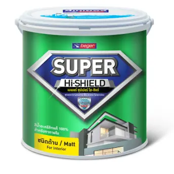 สีน้ำภายใน Super Hi-Shield เบส A (1กล.) BEGER
