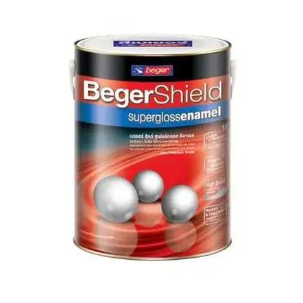 สีน้ำมันเคลือบเงา SHIELD เบส D (1/4กล.) BEGER