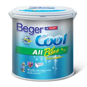 สีน้ำทาฝ้า COOL All Plus Ceiling (5กล.) สีขาว BEGER