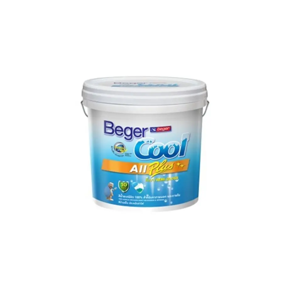 Clearance สีน้ำอะคริลิก กึ่งเงา COOL ออลพลัส เบส C (2.5กล.) BEGER