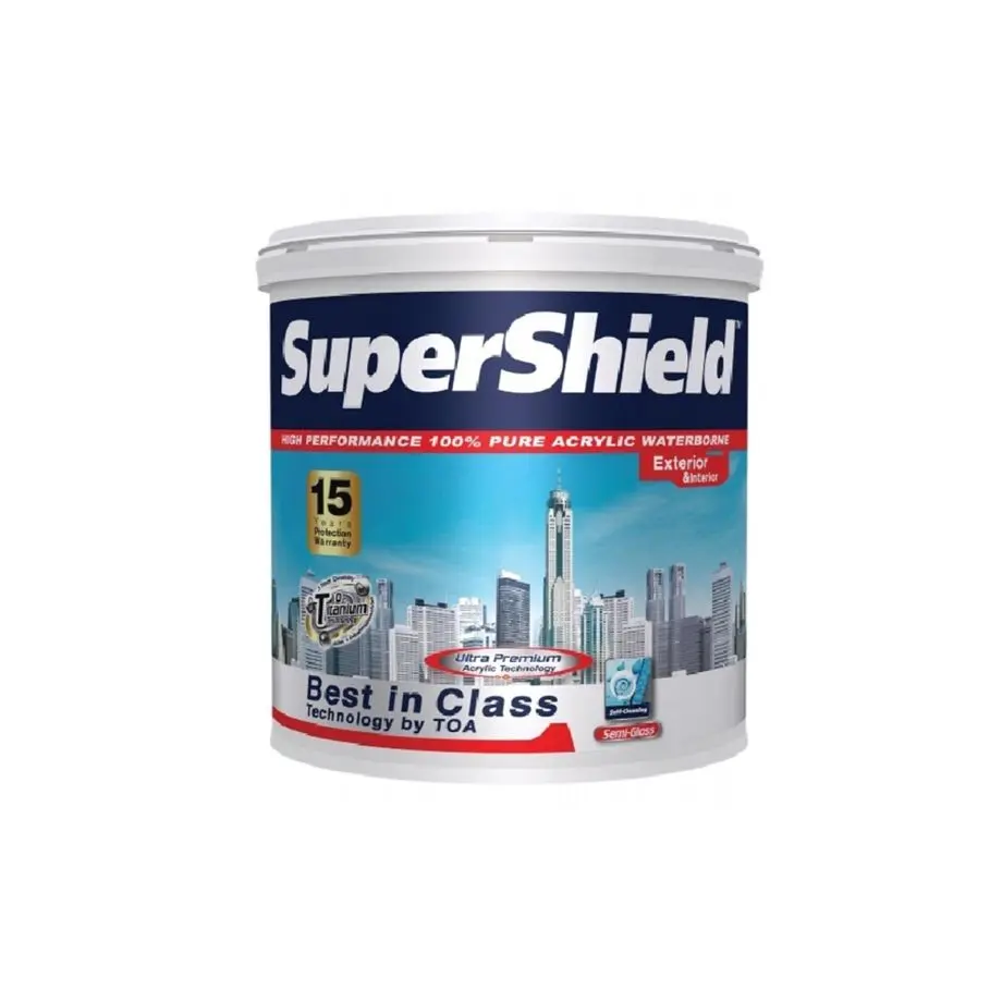 Clearance สีน้ำภายนอก กึ่งเงา SUPER SHIELD เบส C (2.5กล.) TOA