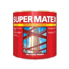 สีรองพื้นแดงกันสนิม SUPER MATEX (1กล.) TOA