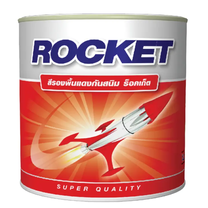 สีรองพื้นแดงกันสนิม ROCKET (1กล.) PAMMASTIC
