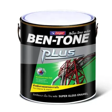 สีรองพื้นเหล็กกันสนิม BEN-TONE PLUS G-5000 (1กล.) สีแดง BEGER