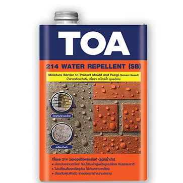 น้ำยากันตะไคร่น้ำ สูตรน้ำมัน Water Repellent SB #214 (1กล.) TOA