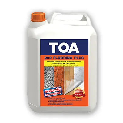 น้ำยาเคลือบเงาใสกันซึม 200 Flooring Plus (5ลิตร) TOA