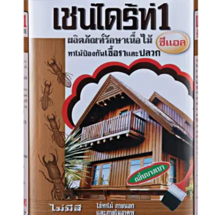น้ำยารักษาเนื้อไม้ (5ลิตร) ใส เชนไดร้ท์