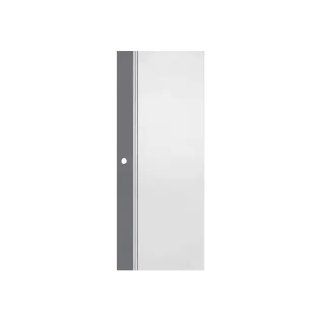 **ประตู UPVC 80 x 200 ซม. 3.5 ซม. ED1 สี Graphite-White ECO-DOOR