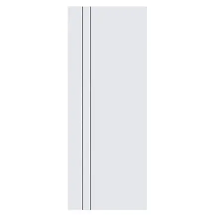 ประตู UPVC EXTRUSION ไม่เจาะ 70 x 180 ซม. 3.5 ซม. P2 สีขาว ECO-DOOR
