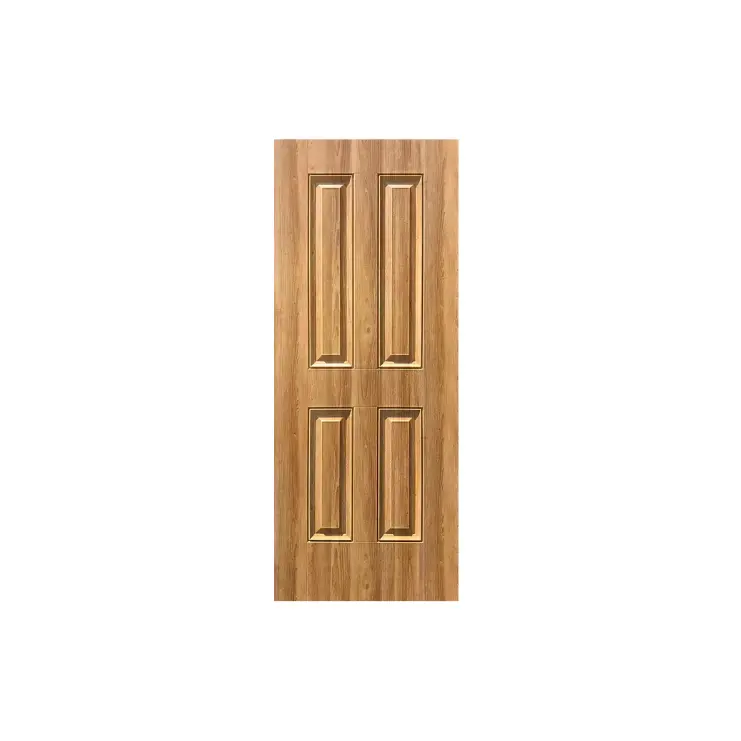 ประตู UPVC รุ่น 4T ภายใน สีสัก 80*200 ECO-DOOR