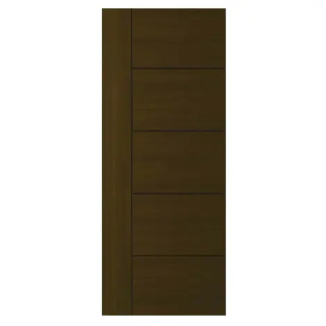 ประตู IDOOR 80 x 200 ซม. 3.5 ซม. S4 IWW46 IP4048 WALNUT LEOWOOD