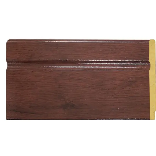 ไม้บัวล่าง 3.5 x 3 ม.(30/กล่อง) BL001-W01 สีไม้สักเงา YES-MOULDING