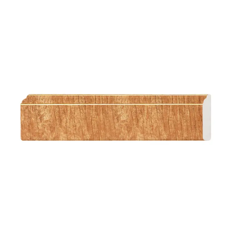 ไม้มอบ (บัวกลาง) 1.8 x 3 ม.(71/กล่อง) BG008-11 สีวอลนัท YES-MOULDING