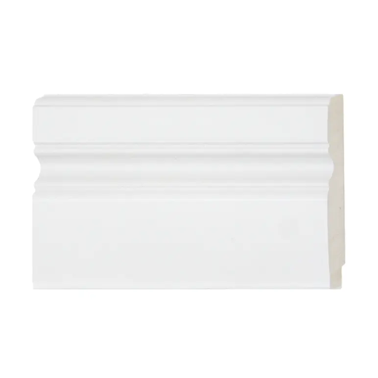 ไม้บัวล่าง 4 x 3 ม. (22/กล่อง) BL002-06 สีขาว YES-MOULDING