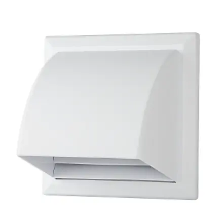 หน้ากากกันแมลง แบบกันสาด 152 มม. 495.38.032 สีขาว HAFELE