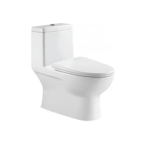 สุขภัณฑ์ชิ้นเดียว กดกลาง CLOVER 3/6 ลิตร S11306 SOSUCO