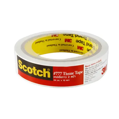 กาว 2หน้าบาง # เยื้อกาว 7# เยื้อกาว 24มม.x10หลา Scotch