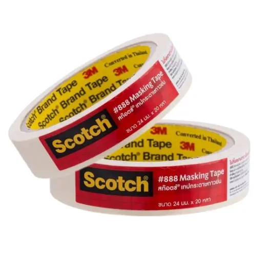 กาวย่น 24มม.x20หลา 888 Scotch