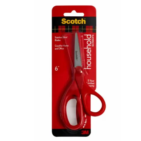 กรรไกรด้ามแดง 6 นิ้ว Scotch