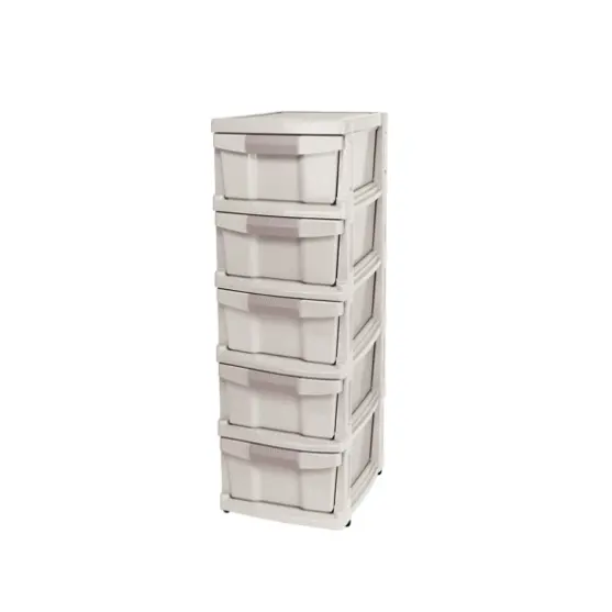 กล่องลิ้นชัก 5 ชั้น 35.5x51.5x110.5 No.2525 สีเบจ JCJ