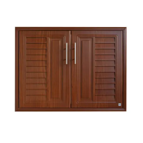 บานซิงค์คู่ ABS PLAT-NOVA 96 x 68.8 ซม. สีสักน้ำตาล KING