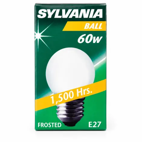 หลอดทรงกลม E27 60W SYLVANIA