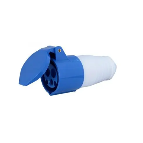 พาวเวอร์ปลั๊ก ตัวเมียต่อกลาง 2P+E 16A IP44 RG-213 LONGWELL